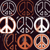 Peace Mantra (orange) Art by Erin Clark Peace Mantra (orange) Art by Erin Clark
