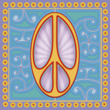 Peace sign (yellow) Lámina por Kem Mcnair