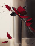 Bouquet Rouge I Poster par Olivier Tramoni