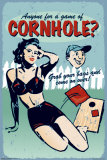 Game of Cornhole Poster