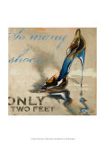 So Many Shoes Kunstdrucke von Lorraine Vail