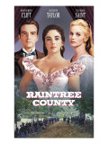 Raintree County, Montgomery Clift, Elizabeth Taylor, Eva Marie Saint, 1957 Posters