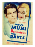 Bordertown, Paul Muni, Bette Davis, 1935 Gicléedruk