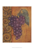 Scrolled Grapes I Posters par Norman Wyatt Jr.
