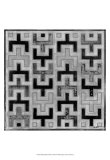 Mudcloth Black and White I Print by Norman Wyatt Jr. Mudcloth Black and White I Print by Norman Wyatt Jr.