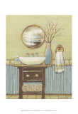 Seabreeze Bath I Posters by Wendy Russell