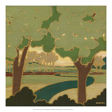 Arts and Crafts Landscape I Prints by Wendy Russell