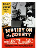Mutiny on the Bounty, Movita, Clark Gable, Charles Laughton, 1935 Pósters