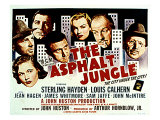 The Asphalt Jungle, with Jean Hagen, Sterling Hayden, Anthony Caruso, and Marilyn Monroe, 1950 Posters