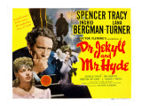 Dr. Jekyll and Mr. Hyde, Lana Turner, Spencer Tracy, Ingrid Bergman, 1941 Posters