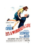 It's a Wonderful Life, Donna Reed, James Stewart, 1946 Poster