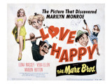 Love Happy, Marilyn Monroe, Marion Hutton, Harpo Marx, Groucho Marx, Chico Marx, 1949 Posters