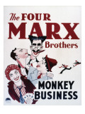 Monkey Business, Groucho Marx, Chico Marx, Harpo Marx, Zeppo Marx, 1931 Posters