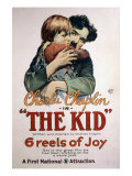 The Kid, Jackie Coogan, Charles Chaplin, 1921 Poster