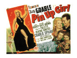 Pin-Up Girl, Betty Grable, John Harvey, Joe E. Brown, Martha Raye, Charlie Spivak, 1944 Prints