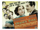 Craig's Wife, with Jane Darwell, Billie Burke, Thomas Mitchell, and Robert Allen, 1936 Prints