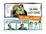 Bell Book and Candle, Kim Novak, James Stewart, Jack Lemmon, Ernie Kovacs, Hermione Gingold, 1958 Posters