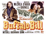Buffalo Bill, Joel Mccrea, Maureen O'Hara, 1944 Posters