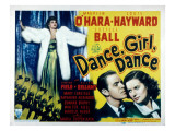 Dance, Girl, Dance, Lucille Ball, Louis Hayward, Maureen O'Hara, 1940 Prints Dance, Girl, Dance, Lucille Ball, Louis Hayward, Maureen O'Hara, 1940 Prints
