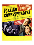 Foreign Correspondent, Joel Mccrea, George Sanders, Laraine Day, Herbert Marshall, 1940 Photo