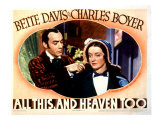 All This and Heaven Too, Charles Boyer, Bette Davis, 1940 Posters