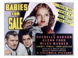 Babies for Sale, Glenn Ford, 1940 Posters