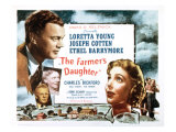 Farmer's Daughter, Joseph Cotton, Loretta Young, 1947 Print