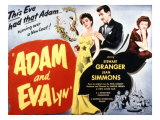 Adam and Evelyne, Jean Simmons, Stewart Granger, Helen Cherry, 1949 Pósters