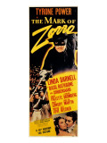 The Mark of Zorro, Basil Rathbone, Linda Darnell, Tyrone Power, 1940 Posters