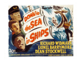 Down to the Sea in Ships, Lionel Barrymore, Dean Stockwell, Richard Widmark, 1949 Prints