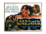 Anna and the King of Siam, Linda Darnell, Irene Dunne, Rex Harrison, 1946 Plakater Anna and the King of Siam, Linda Darnell, Irene Dunne, Rex Harrison, 1946 Plakater