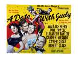 Date with Judy, Elizabeth Taylor, Robert Stack, Jane Powell, Wallace Beery, Carmen Miranda, 1948 Plakater