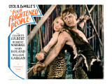 Four Frightened People, Claudette Colbert, Herbert Marshall 1934 Poster
