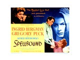 Spellbound, Ingrid Bergman, Gregory Peck, 1945 Affiches