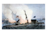 The Battle of the Monitor and the Merrimack, March 8, 1862, 1862 Prints by Currier & Ives The Battle of the Monitor and the Merrimack, March 8, 1862, 1862 Prints by Currier & Ives