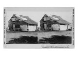 Stereo Photograph of an Embalming Building Near Fredericksburg, Virginia, 1865 Posters