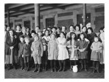 Immigrant Children, Ellis Island, New York, 1908 Posters