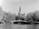 New York City, Central Park's Bow Bridge, View of Bridge Looking East, 1980s Photo