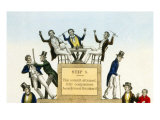 The Drunkard's Progress. Hand-Colored Lithograph, 1846 Prints