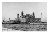 Ellis Island Immigration Reception Station in New York Harbor, 1919 Posters Ellis Island Immigration Reception Station in New York Harbor, 1919 Posters