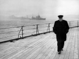 The Prime Minister's Journey across the Atlantic, Winston Churchill, October 9, 1941 Prints