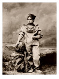 Sarah Bernhardt, in Sea-Diving Costume as the Ocean Empress. Ca, 1880 Affiche