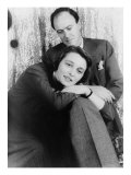 Roald Dahl, British Author with His Wife, Actress Patricia Neal in 1954 Foto von Carl Van Vechten
