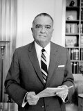 J. Edgar Hoover, Founder of the Federal Bureau of Investigation. September 28, 1961 Posters