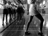 Tap Dancing Class in the Gymnasium at Iowa State College, Ames, Iowa, May, 1942 Posters