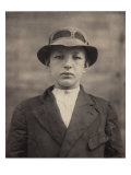 15 Year Old Sells Papers, Earns 50 Cents a Week to Go to Movies, Saloons, and Smoke, May 1910 Posters by Lewis Wickes Hine