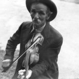 Fiddlin' Bill Henseley, Mountain Fiddler, Asheville, NC, 1938, Photographic Print