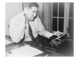 Quentin Reynold American Journalist and World War II Reporter for Colliers. 1945 Posters