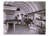 Interior of an Underground Atomic Fallout Shelter on Long Island, New York 1955 Posters Interior of an Underground Atomic Fallout Shelter on Long Island, New York 1955 Posters