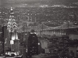 Chrysler Building and Queensboro Bridge Poster by Murat Taner